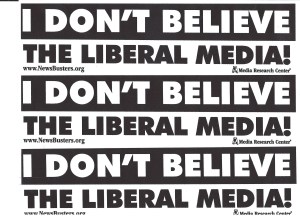 I don't believe the liberal media